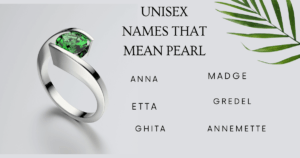 Girl names that mean pearl