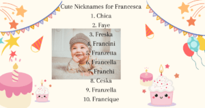 Funny Nicknames for Francesca 