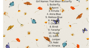 names that mean butterfly