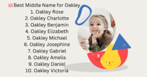 middle names for oakley