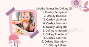 middle name for oakley