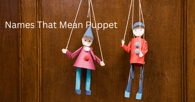 Names That Mean Puppet