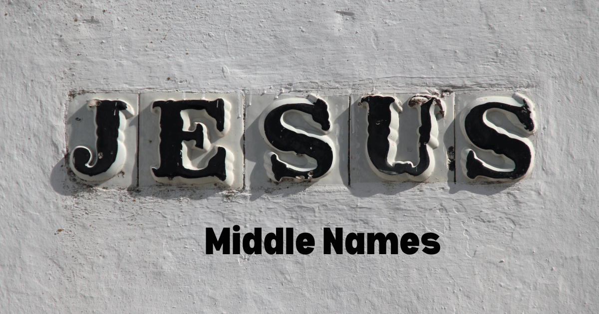 Jesus middle names