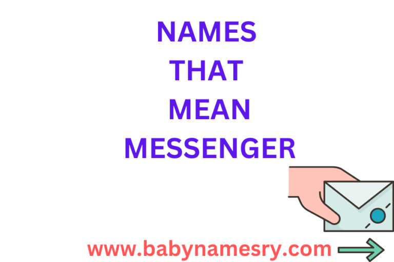 Names That Mean Messenger