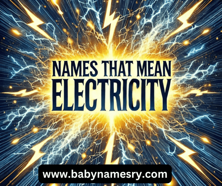 Names That Mean Electricity