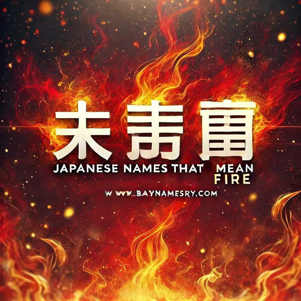 Japanese Names That Mean Fire