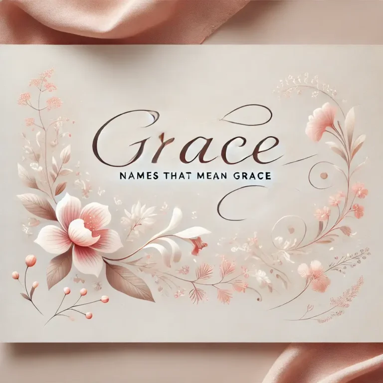 Names That Mean Grace