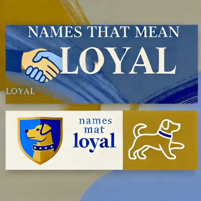 Names That Mean Loyal