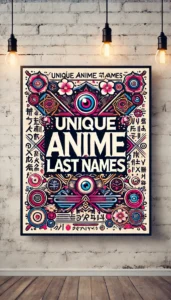 Unique Anime Last Names