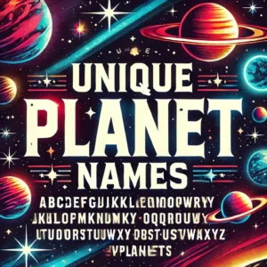 Cool Planet Names