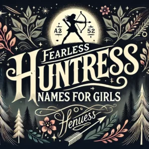 Fearless Huntress Names for Girls