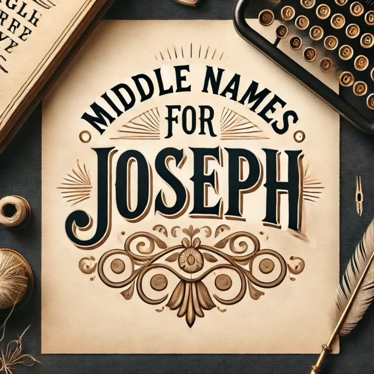 Middle Names for Joseph