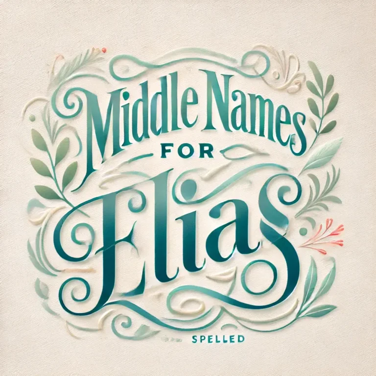 Middle Names for Elias