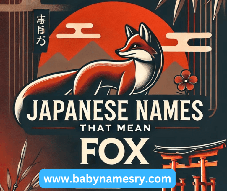 Japanese Names That Mean Fox