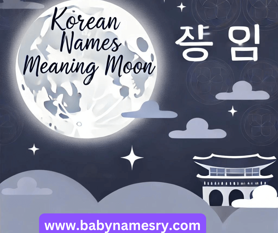 Korean Names Meaning Moon