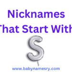 Nicknames that start with S