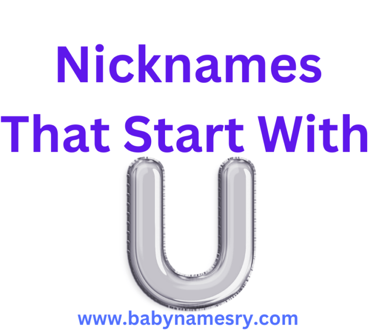 Nicknames that start with U