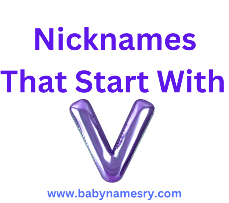 Nicknames that start with V