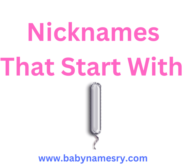 Nicknames That Start With I