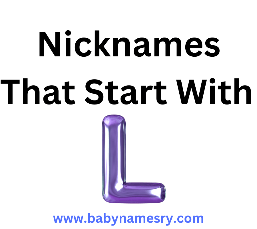 Nicknames That Start With L